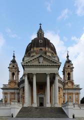 Front view of the Basilica of Superga