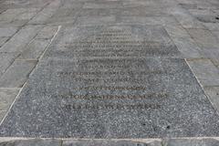 Inscription at the entrance of the Superga Basilica in Turin