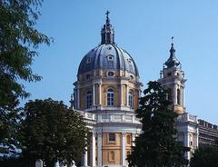 historic Basilica of Superga under a clear sky