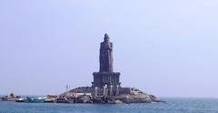 Thiruvalluvar Statue in Kanyakumari, India