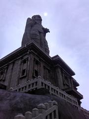 Statue of Tamil poet Thiruvalluvar in Kanyakumari