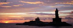 Sunrise at Kanyakumari beach