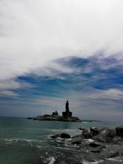 Statue of Tamil poet Thiruvalluvar in Kanniyakumari