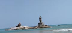 Thiruvalluvar Rock in Kanyakumari, India