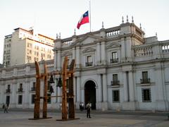 La Moneda Palace in Barrio Cívico, Chile