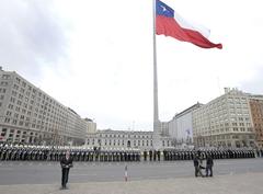 Monument to Bernardo O'Higgins in Santiago, Chile