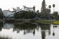 Japanese Pavilion at LACMA from La Brea Tar Pits