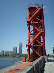 Iwabuchi Sluice Gate in red