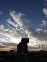 New Iwabuchi Sluice panoramic view