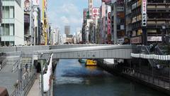 Ebisubashi Bridge in Osaka, Japan