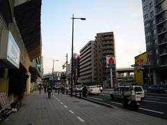 A panoramic view of Ebie 5-chome featuring urban buildings and streets