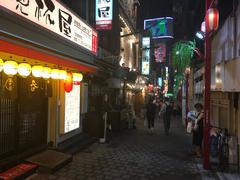 Omoide Yokocho in Shinjuku, Tokyo at night