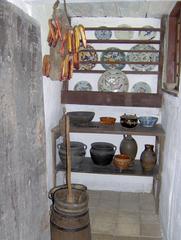 Traditional Danish half-timbered house at Frilandsmuseet in Copenhagen