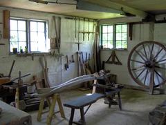 Traditional Wheelwright Workshop at Frilandsmuseet