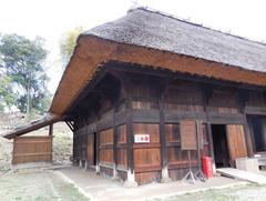 Traditional Toyonaka farmhouse with thatched roof