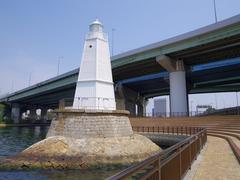 Kyusaki Lighthouse in Sakai, Japan taken on May 4, 2013