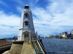 Sakai Old Lighthouse on a sunny day