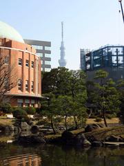 Kyu-Yasuda Teien Garden in Ryogoku, Sumida, Tokyo