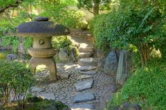 Lantern in Old Yasuda Garden, Tokyo