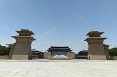 South entrance of Qin-Han branch of Shaanxi History Museum before opening