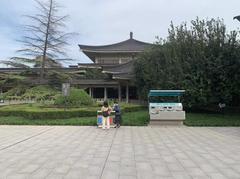 interior view of Shaanxi History Museum side angle