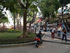 Hoàn Kiếm Lake in Hanoi, Vietnam