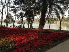 Hoàn Kiếm Lake in Hanoi, Vietnam