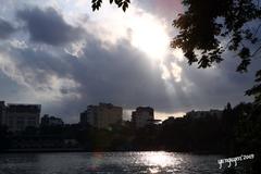 Hanoi afternoon with overcast sky