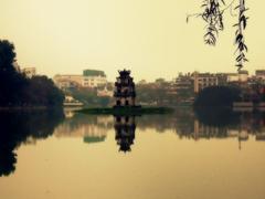 Hoan Kiem Lake in Hanoi, Vietnam