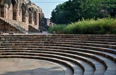 amphitheater within an archaeological complex