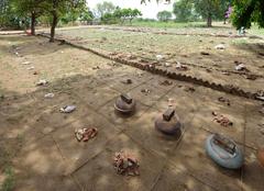 Archaeological artifacts from ASI Excavation at Old Fort Complex, New Delhi