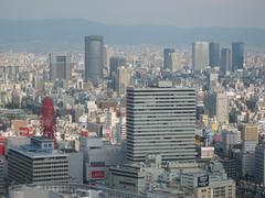 Osaka cityscape from Umeda Sky Building in August 2007