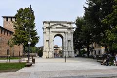 Arco dei Gavi monument in Italy