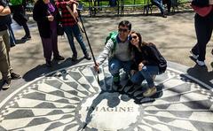 Imagine mosaic in Strawberry Fields, Central Park