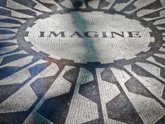 Strawberry Fields memorial in Central Park, New York