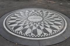 Imagine mosaic in Central Park, New York