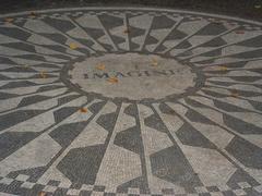 Imagine Memorial in Central Park, New York City