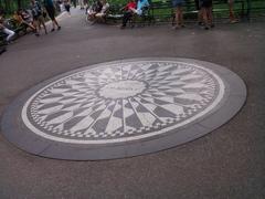 John Lennon memorial mosaic at Central Park