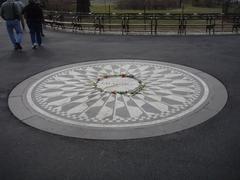 John Lennon memorial in Central Park, NYC