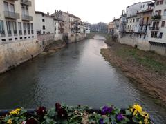 View of the Bacchiglione River from Ponte degli Angeli in Vicenza