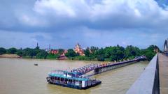 Dakshineswar Kali Temple view from Ganga River