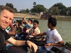 Boating on the Hooghly River in Northern Calcutta