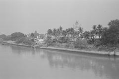 Dakshineshwar Kali Temple by the Hooghly River in Kolkata, January 1983