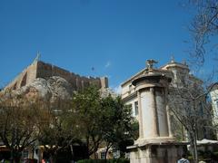 Acropolis and Monument of Lysicrates in Athens