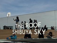 Shibuya Sky observation deck on the roof of Shibuya Scramble Square