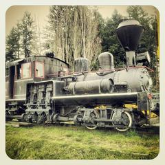 Old Mac-Blo train at Duncan Museum