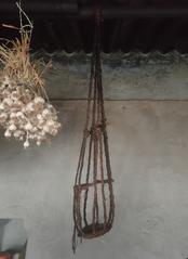 Seeka structure hanging in kitchen with milk containers