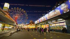 Luna Park Sydney with iconic entrance face