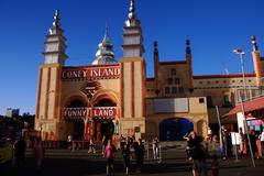 Luna Park Sydney's Coney Island exterior view