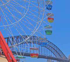 Luna Park in high contrast